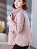 White Duck Down Women's Short Jacket - 2025 Winter Stylish Warm Lightweight Outerwear for Mothers