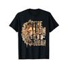 European Sizes Pattern T-shirt for Men Soft Casual Round Collar Short Sleeve Fashionable Summer Faith T-shirt with Bold Lion Design Casual