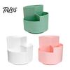 360 Degree Rotating Pen Holder, Large Capacity Multi-compartment Pen Holder, Desktop Organizer for Office School Home Storage