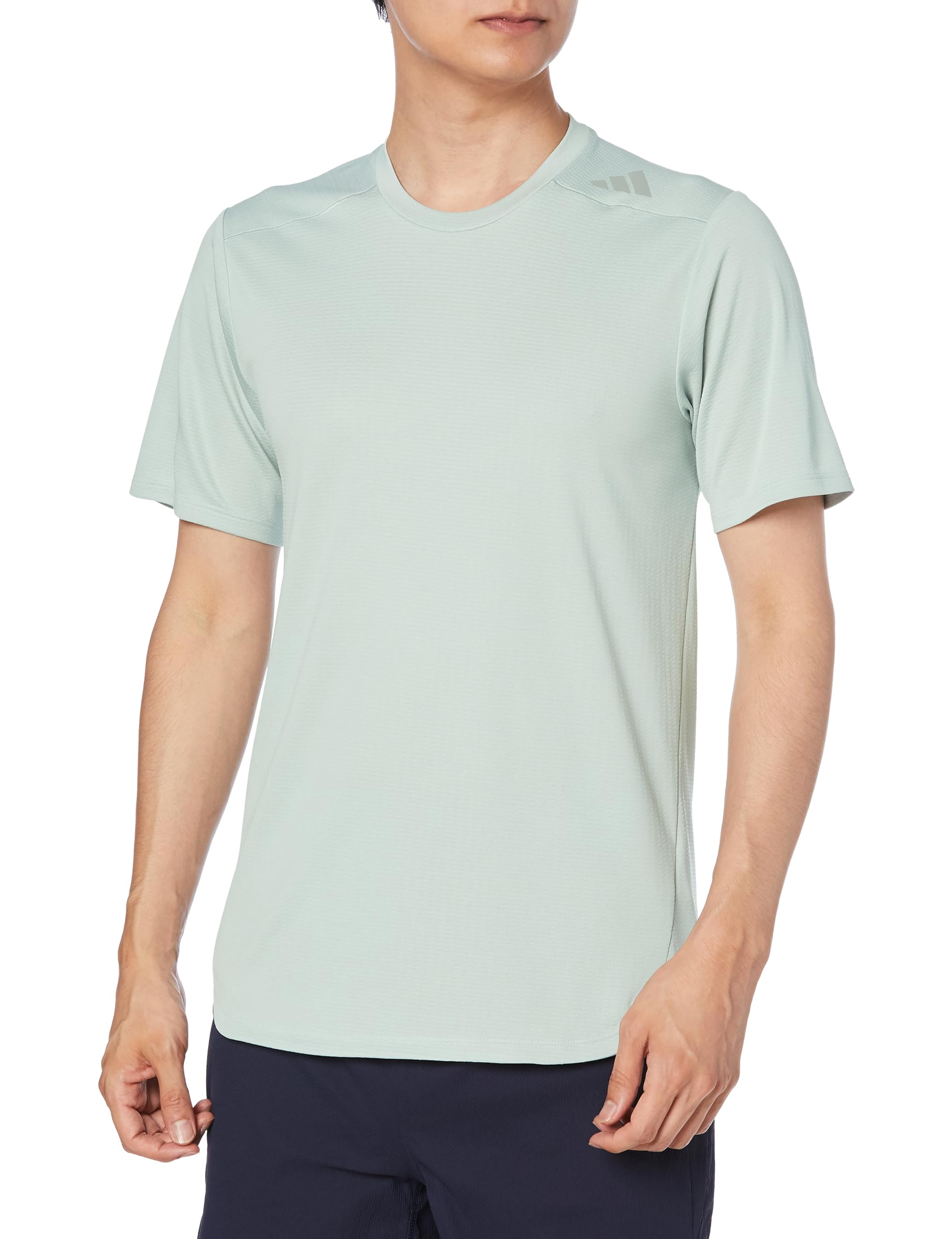 

Adidas Футболка с коротким рукавом, быстросохнущая, охлаждающий дизайн 4 RDY Wonder Silver L, Технологии, Тренировки, HEAT. ВИИТ, Мужской, (IM1110),