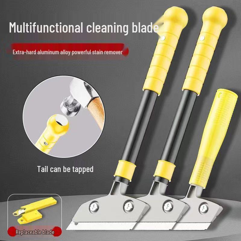 Multi-Purpose Scraper: Putty Knife, Utility Knife, and Caulking Remover for Walls, Glass, Floors, and Marble.