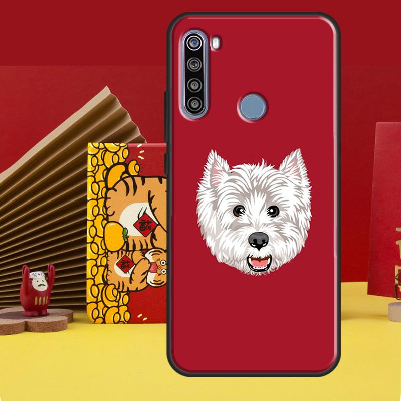 Maltese West Highland Terrier Dog Case For Redmi Note 12 10 8 9 11 Pro Cover For Redmi Note 12S 11S 10S 9S 8T 9C 10C 12C Coque