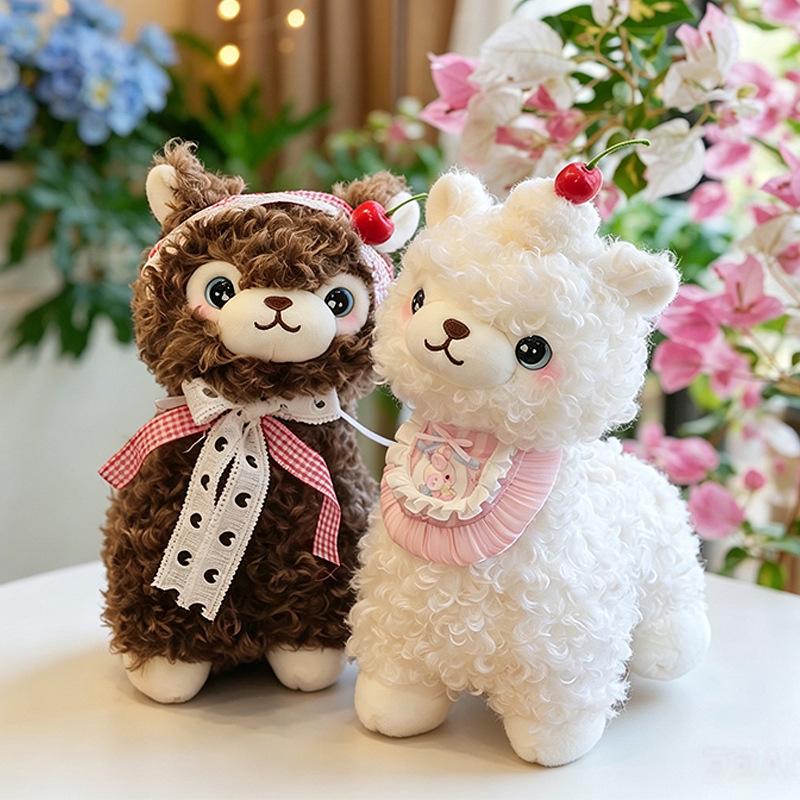 Soft Cute Lamb Cute Alpaca Doll Plush Toy Bed Comfort Couple Rag Doll Children's Day Gift