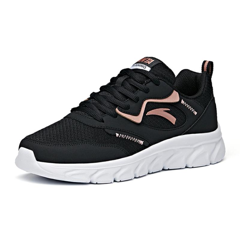 ANTA Running Collection Running Shoes Women's Low top Black/Rose Gold Sneakers 922125527-8