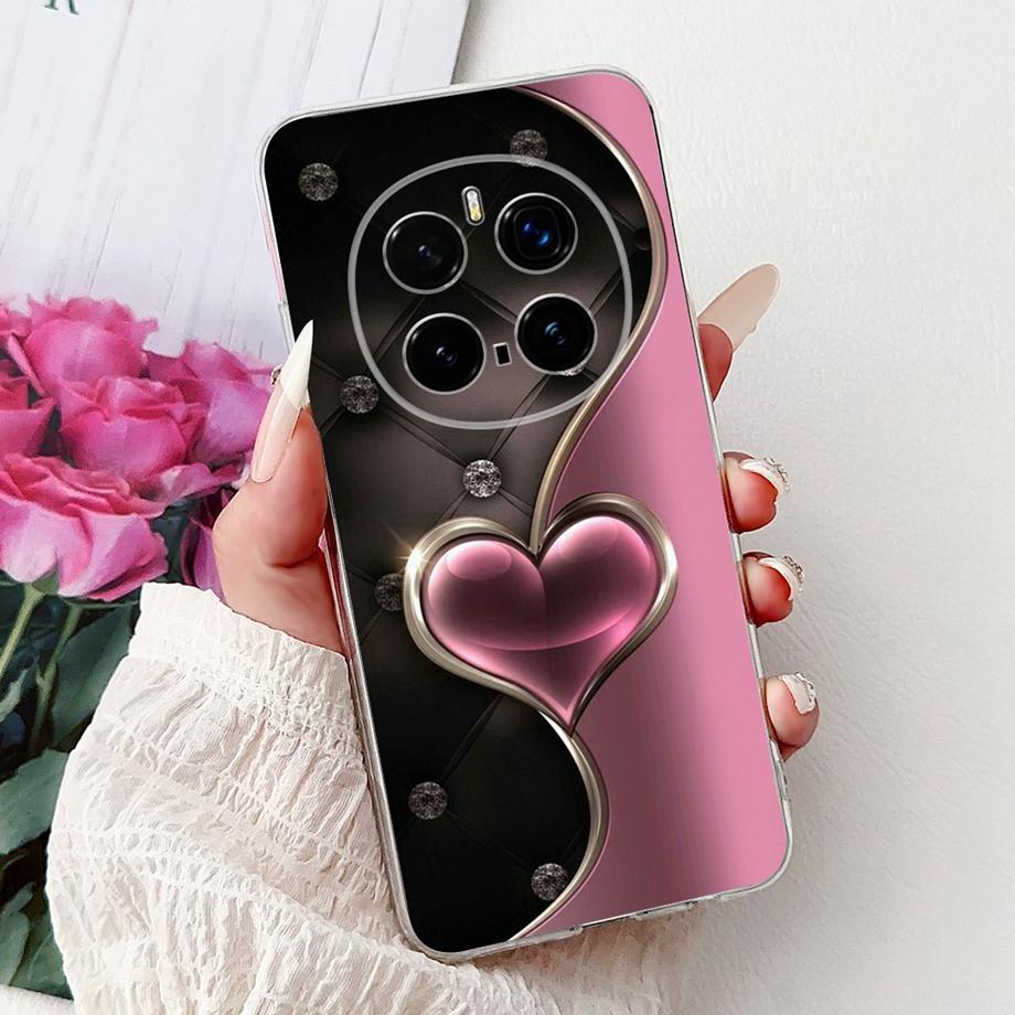 For Honor Magic 7 Pro Phone Case Magic7 Magic 6 Lite 5 Lite Back Cover Girly Fashion Flower Butterfly Paintong Soft TPU Bumper