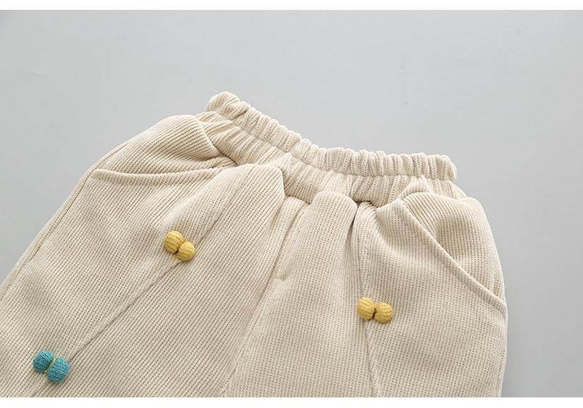 Girls' Winter Cotton Fleece-Lined Pants - Thick, Warm & Stylish Loose Fit