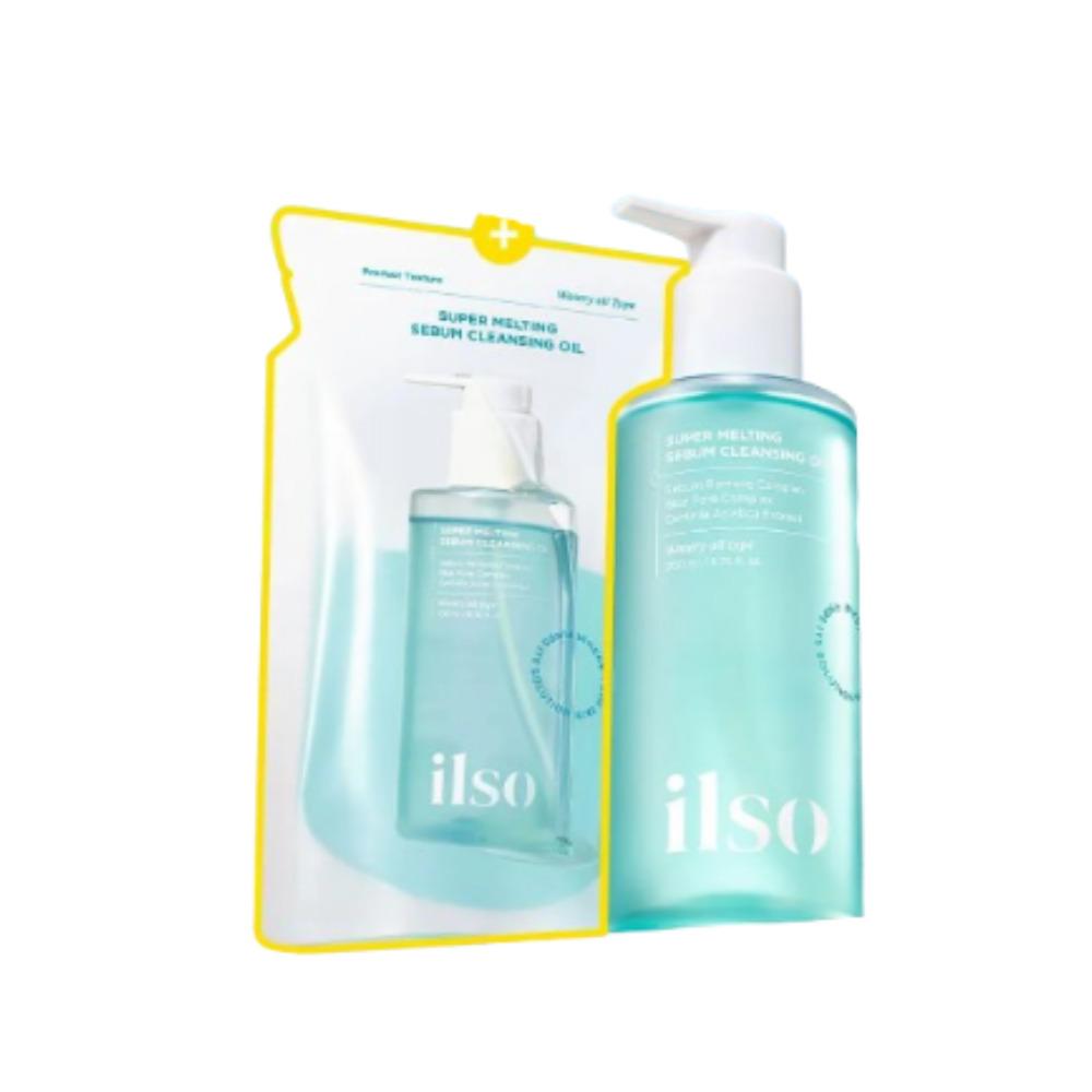 ilso Super Melting Sebum Cleansing Oil 200ml + 200ml Refill Set