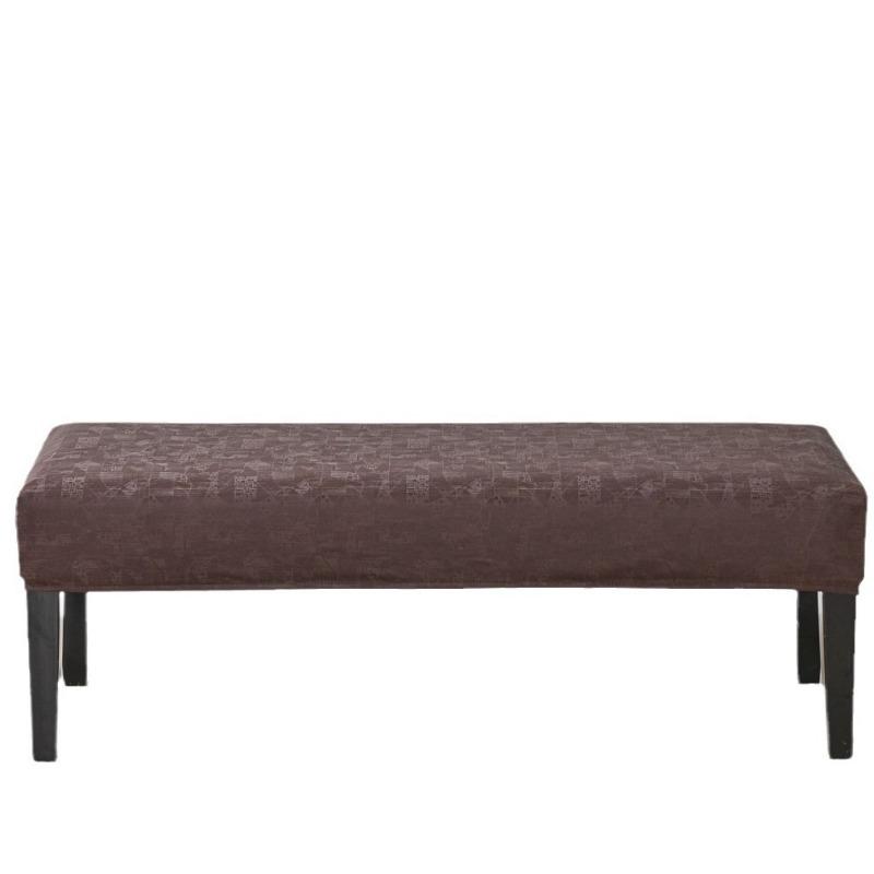 Coprisedia da Pianoforte Jacquard Impermeabile Copribanchi da Pranzo Jacquard Elasticizzato Coprisedile Rettangolare Monocolore per Sgabello