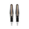 2PCS Motorcycle LED Turn Signal Light Universal DRL Amber Flowing Blinker Indicator Motorcycle Flashing Light Tail Lamp