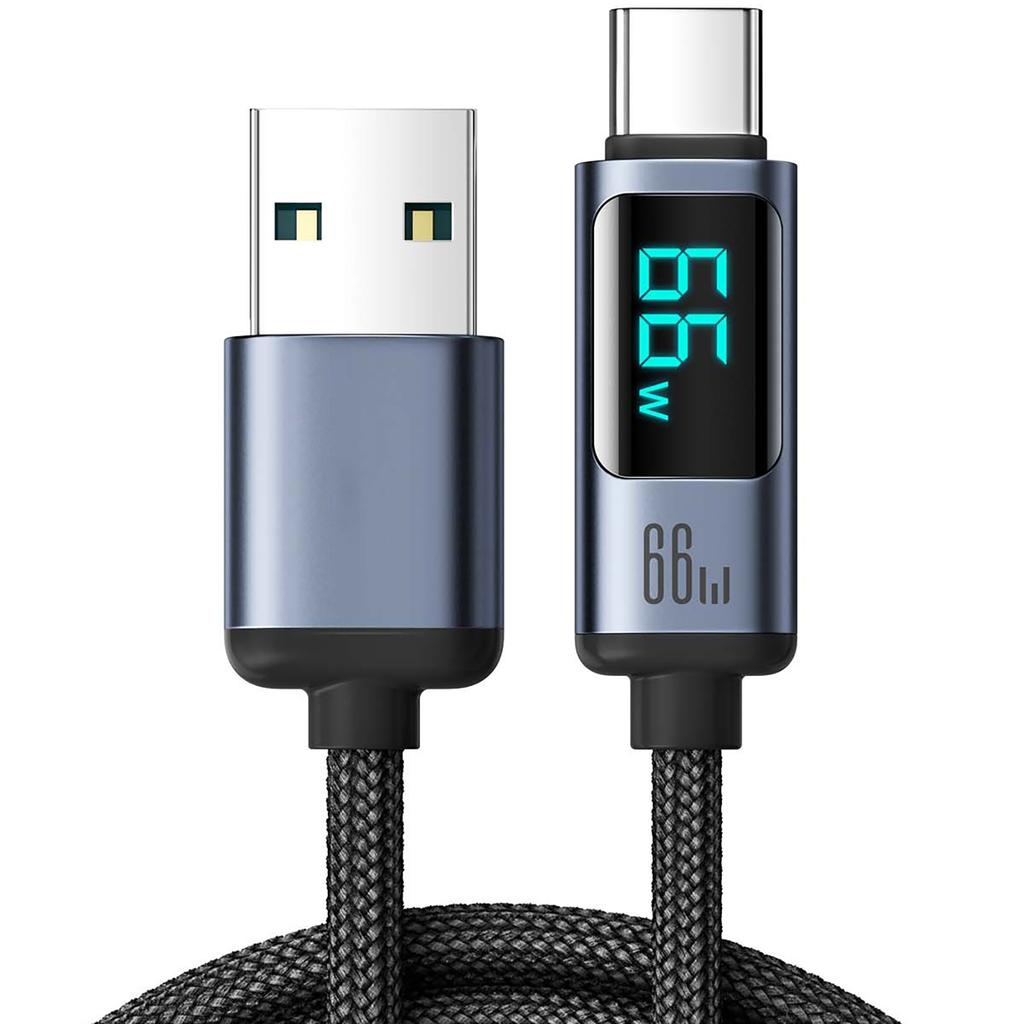 USB To USB C Cable Type C Braided Cable 480Mbps Data Transmission 100W Power Delivery For Laptop Phone Tablet Computer