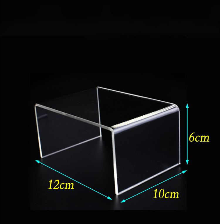 Clear Acrylic Display Riser Stand Jewelry Display Shelf Cupcake Stand Showcase Fixtures for Candy Dessert Figures Collections