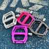Breite Flache Mountainbike-Pedale - CNC-Aluminiumlegierung Lager Anti-Rutsch-Pedale für MTB Downhill Fahrradteile