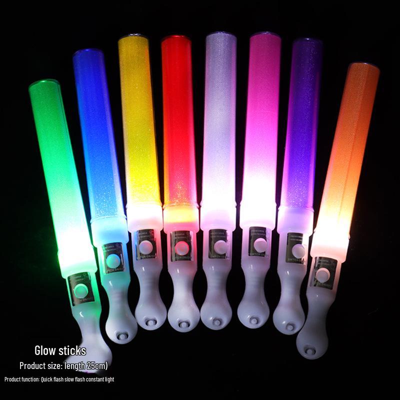 Luminous LED Fluorescent Concert Stick: Flashing Warning Light