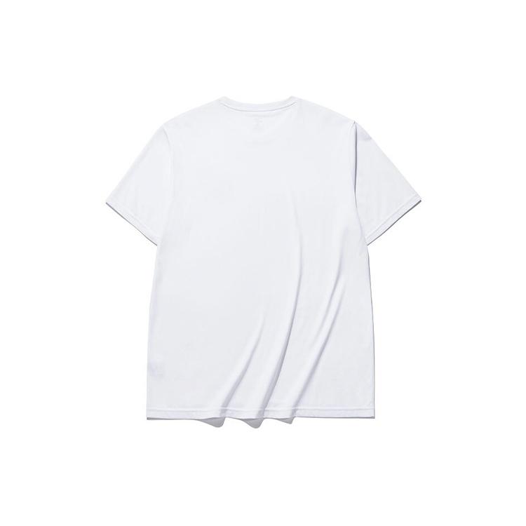 Anta Straight Fit T Shirt Unisex White Couple's 952128132-3
