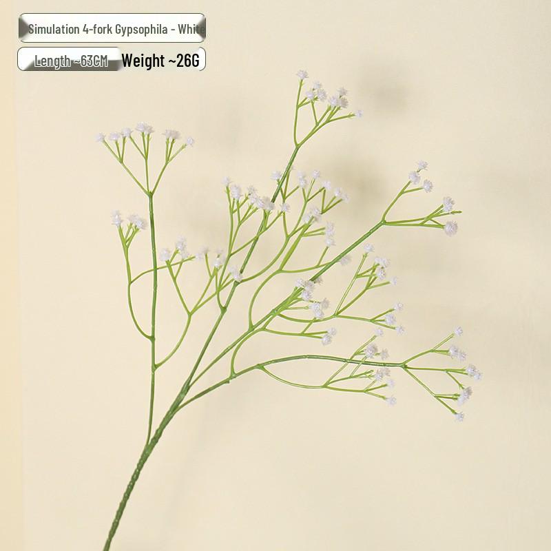 Cherry Blossom 4-Fork Silk Floral Branch for Wedding Arch Decor
