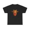 Unisex Adult T Shirt Fisheye Goat With Human Mouth