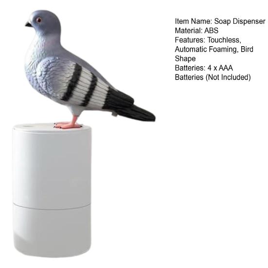 Automatická indukční pěnová ruční myčka Bezdotykový dávkovač mýdla Bateriový pohon Bird Shape Bird