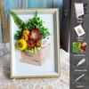 DIY Handmade 3D Preserved Flower Photo Frame Craft Kit