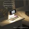 Creative 3-in-1 Fashion Clock Night Light & 15W Wireless Charger Lamp