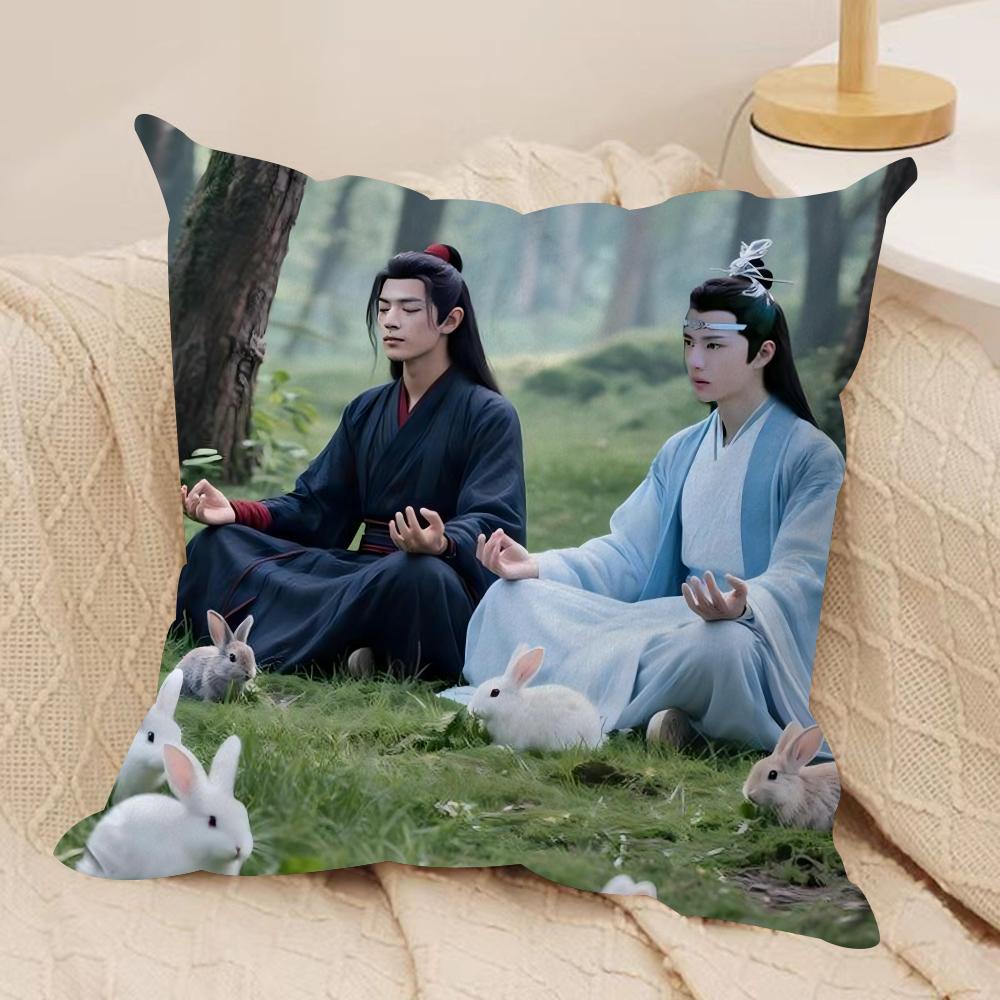 

WWang Yibo Cushion Cover Soft Plush Fabric DoubleSided Printed Sofa Cushion Cover for All Seasons Home Decor Gift 30x30cm