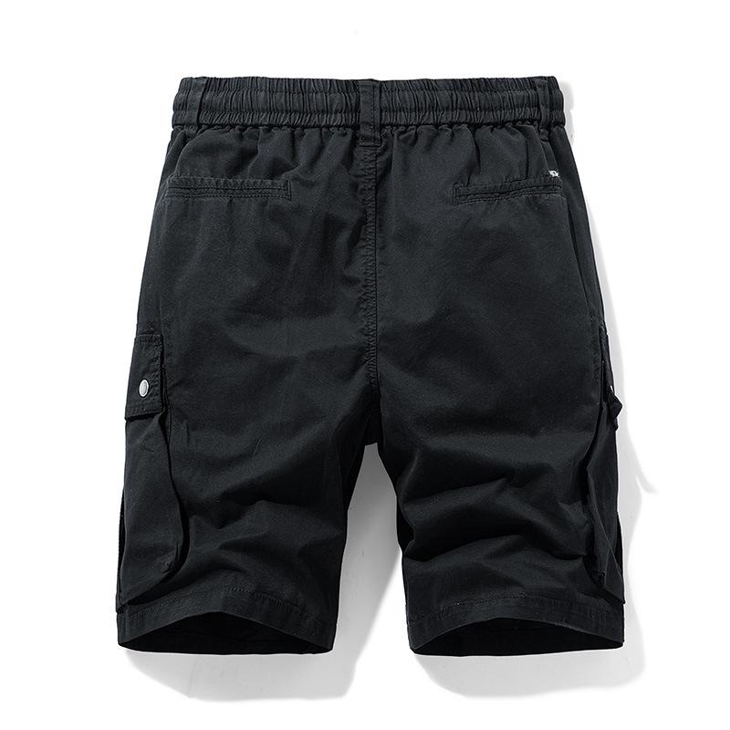 Men's Retro Multi-Pocket Loose Cargo Shorts 079 - Trendy Summer Style