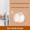 Transparent Cylindrical Anti-collision Pad for Silent Door Handles and Toilet Seats