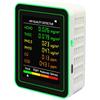 Intelligent Indoor Home Air Pollution Detectors Inspector with CO2, Temperature, Humidity, Formaldehyde, TVOC Monitoring