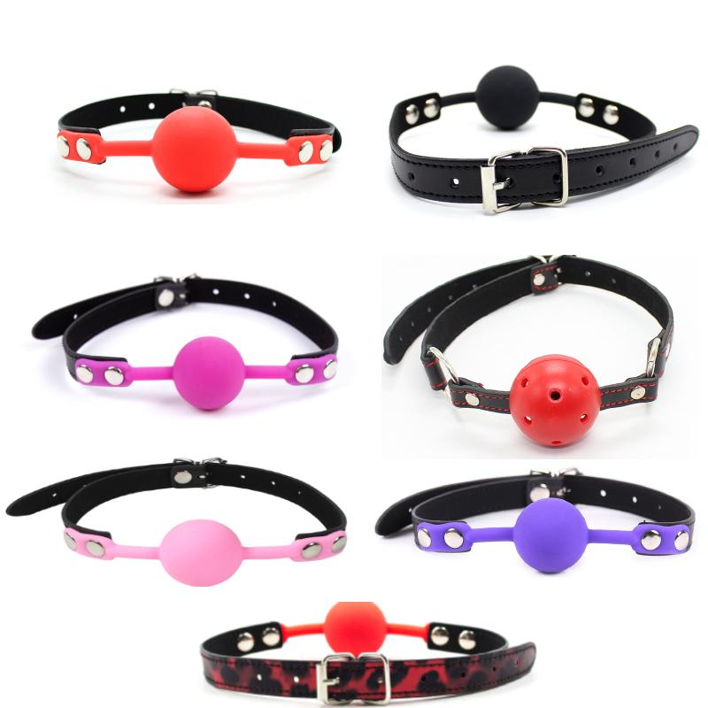 Manyjoy Uprząż Miękki Silikon/Plastik Gag Ball Gag Otwarty Pysk Bondage Niewolnik Ograniczenie Ust Dorosła Zabawka Seksualna Egzotyczne Akcesorium