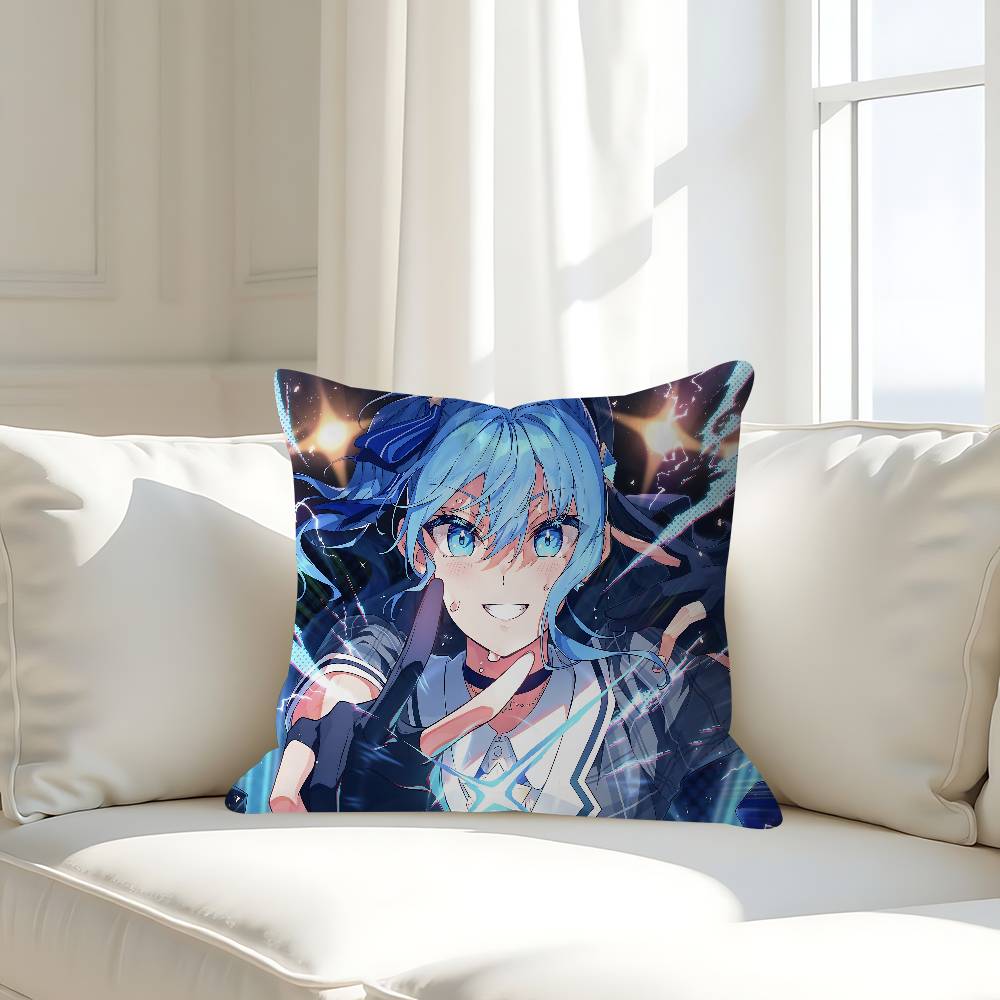 H-Hoshimachi S-Suise Pillowcase Toon Gift Cushion Cover Bedroom Home Sofa Chair Seat Decor Pillow Case