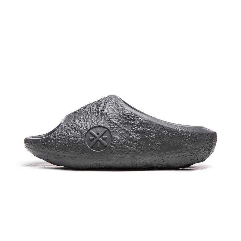 Мужские шлепанцы Li-Ning Meteorite на одной лямке Серые ABTW003-5 39.5