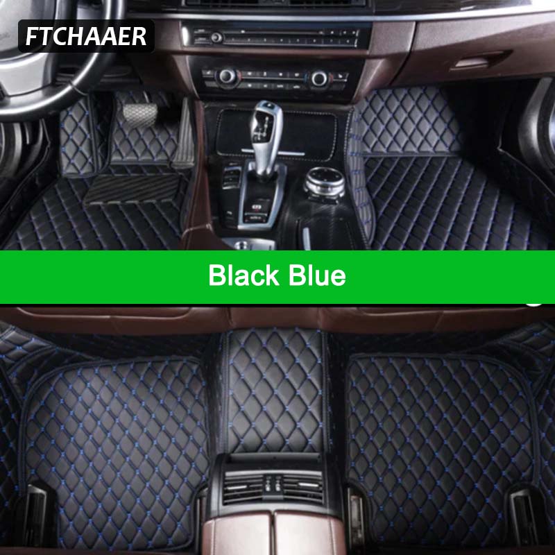 FTCHAAER Custom Car Floor Mats For BMW 3er E90 2005-2013 316-335 Auto Carpets Foot Coche Accessorie