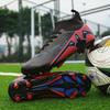 Adult High-top Football Shoes with Broken Nails Artificial Turf Nails Sports Training Shoes for Boys and Girls