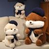 Cute Beaver Plush Toy Soft Short Fur Cuddly Pillow Ideal For Sleepovers Kids