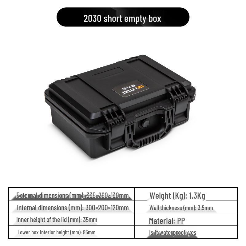 קופסת הגנה מפלסטיק עמידה למים ועמידה בפני זעזועים למצלמה וציוד