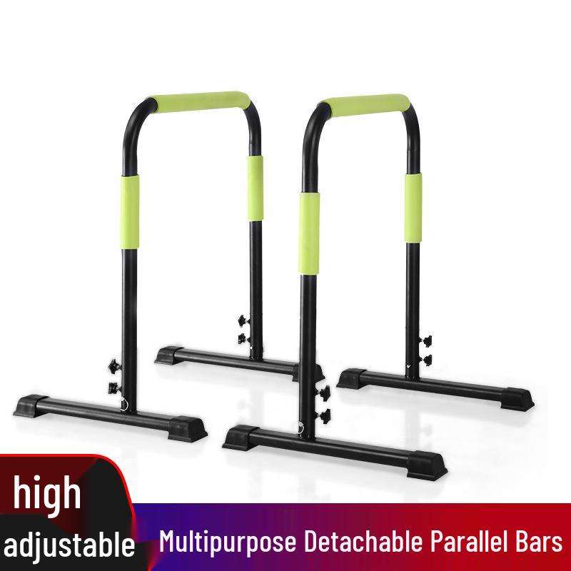 Indoor Pull-up Bar & Push-up Trainer: Split Single/Double Parallel Bars for Flexion & Extension Workouts