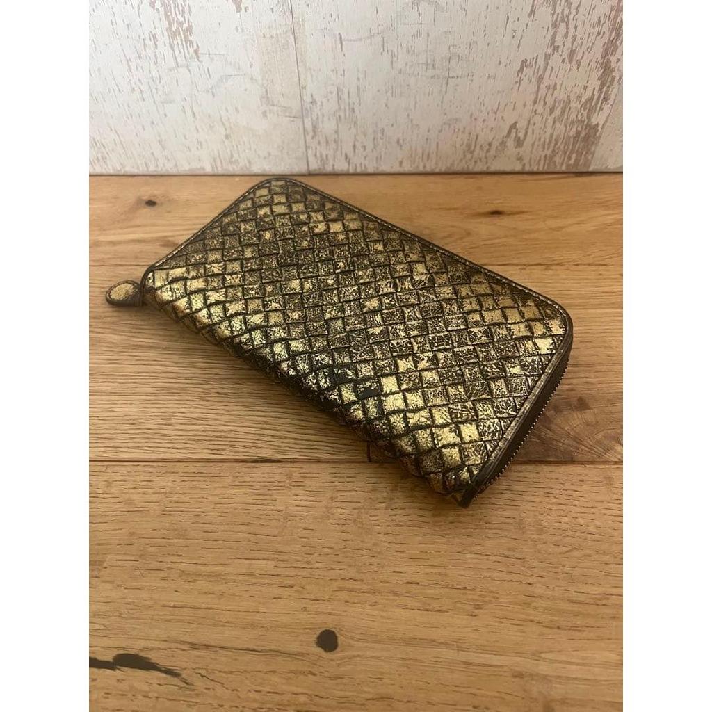 Used BOTTEGA VENETA Intrecciato Long Wallet