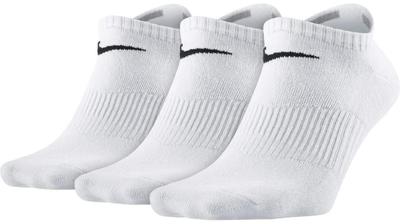 Nike Lightweight 46 To 50 UK No-Show Socks, White, Sizes EU, 12-15 USA, 11-14.5