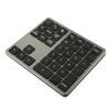 Tastiera numerica wireless compatibile con Bluetooth, 35 tasti, tastiera numerica silenziosa, computer portatile, tastiera numerica desktop, mini tastiera numerica
