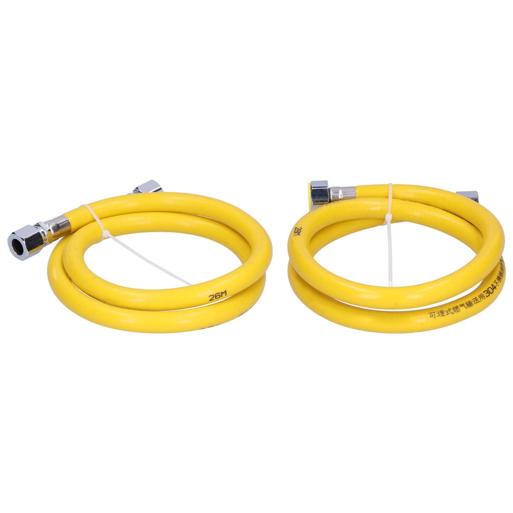 Fuel Gas Hose 304 Stainless Steel Liquefied Gas Line Pipe with Fittings for Home Kitchen