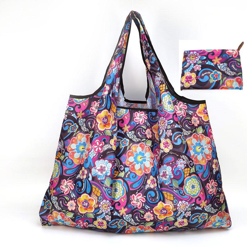 Eco-friendly Foldable Storage Tote - 210D Oxford Cloth, Waterproof & Large Capacity