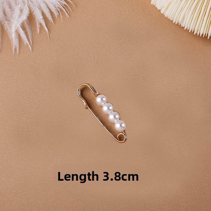 

Жемчужная булавка для пояса для фиксации линии талии одежды и ее уменьшения, брошь от просвечивания, женская пряжка-булавка для пояса брюк K7