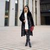 Fur Women's Coat Fur Jacket Extended Warm Hooded Mink Faux Fur Top