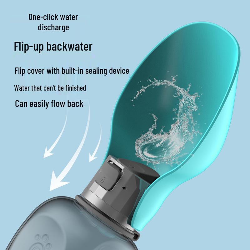 Pet Outdoor Portable Water Cup: Large Capacity Foldable Drinking Fountain for Dogs and Cats