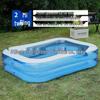 Inflatable PVC Swimming Pool for Kids and Adults - Foldable, Waterproof Outdoor Play