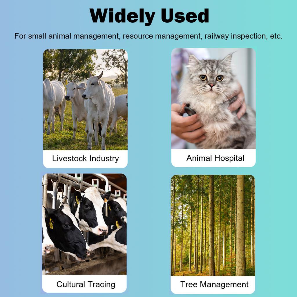 Microchip Scanner For Pets Bt 4.0 OLED Display Store 128 Pieces Of Data For Small Animal Management