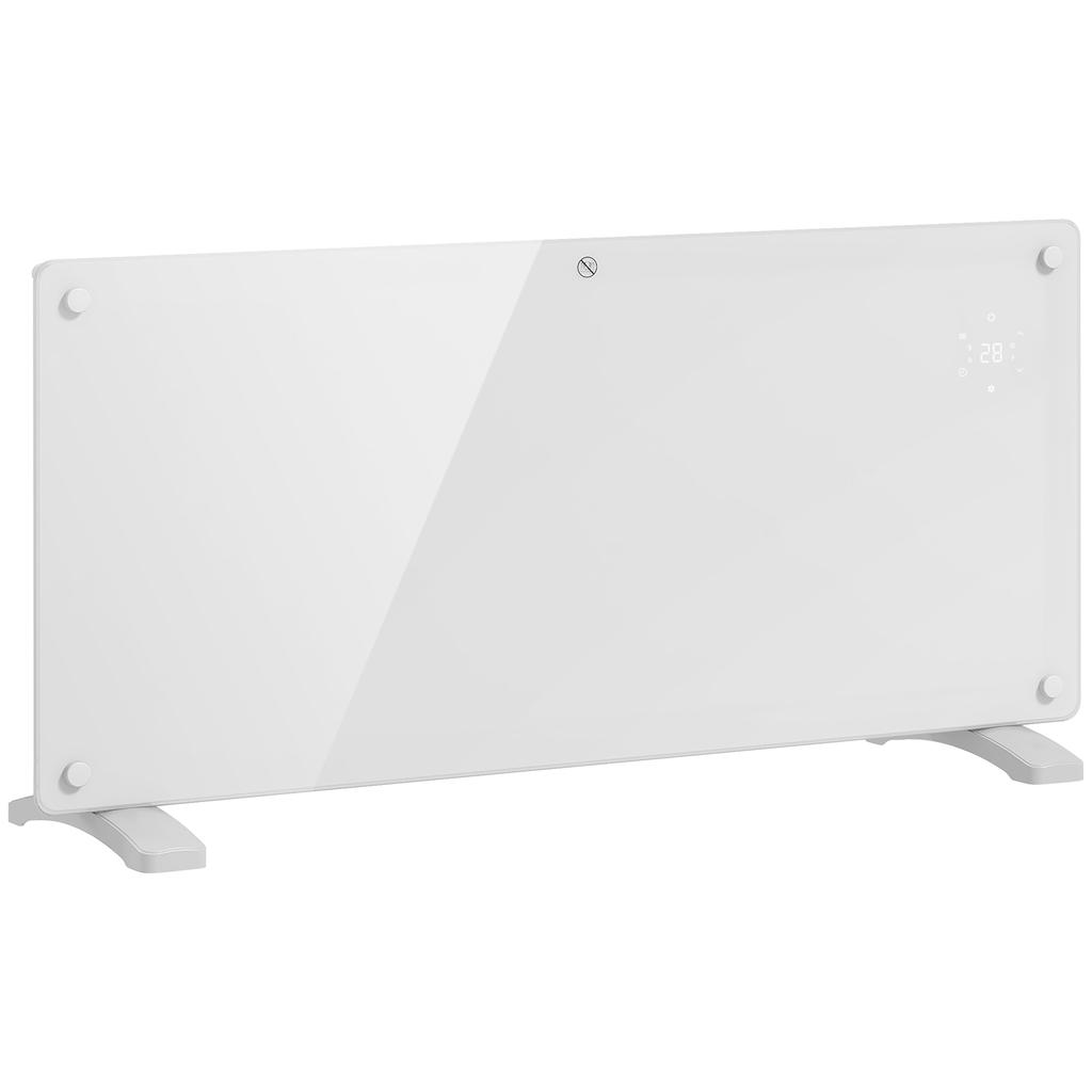 2000W Convection Heater with Adjustable Temperature, Remote Control and Timer, 87x21.5x44.5 Cm, White