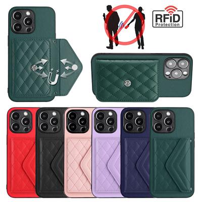 Luxusní sloty pro více karet ve stylu CC Peněženka Kožené pouzdro Zadní kryt pro iPhone 15 14 13 12 11 Pro Max XR XS Max 7 8 Plus