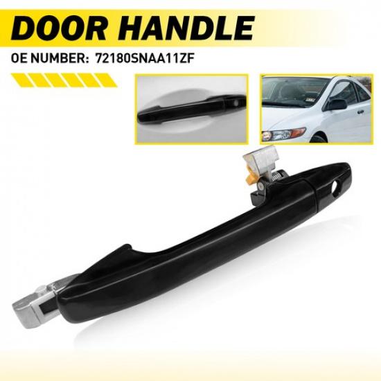 

Front Left Door Exterior Handle Fits 2006-2011 Honda Civic 72180SNAA11ZF Black