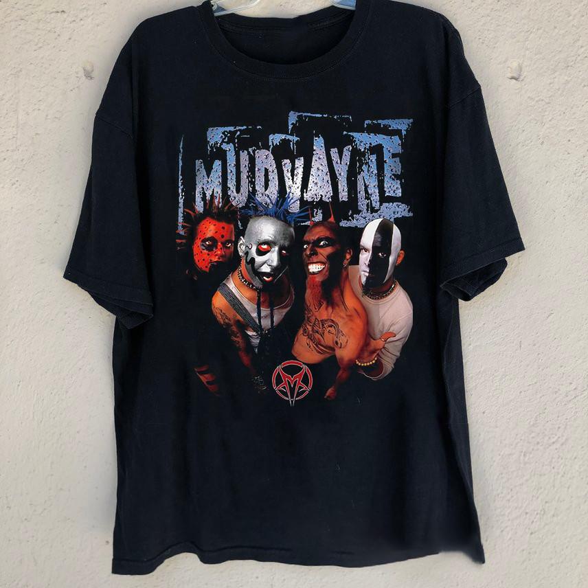 Camiseta de Algodón para Hombre y Mujer S a 5XL con Logo del Álbum de la Banda Mudvayne ZA010