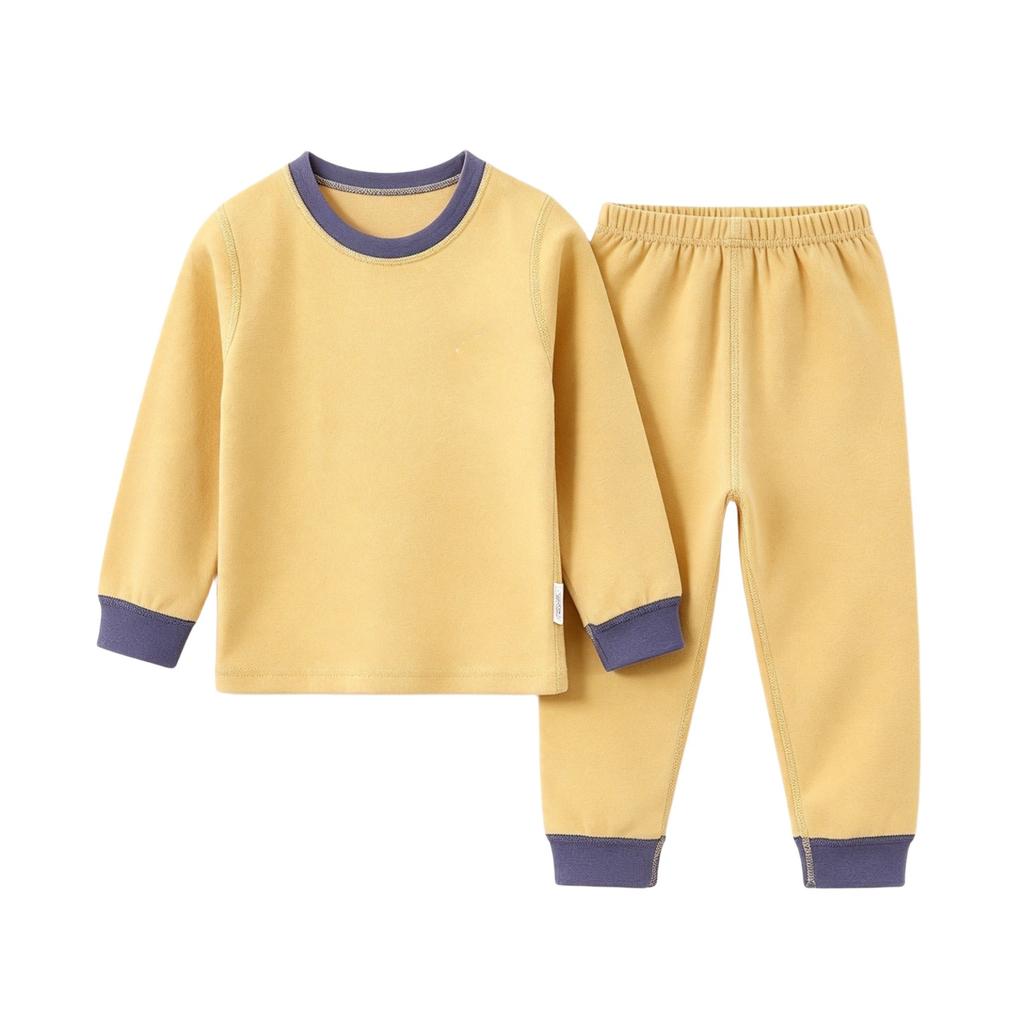 Boys and Girls Cute Printed Pajama Set, 2-Piece Sleepwear and Sportswear Outfit for Lounging and Play